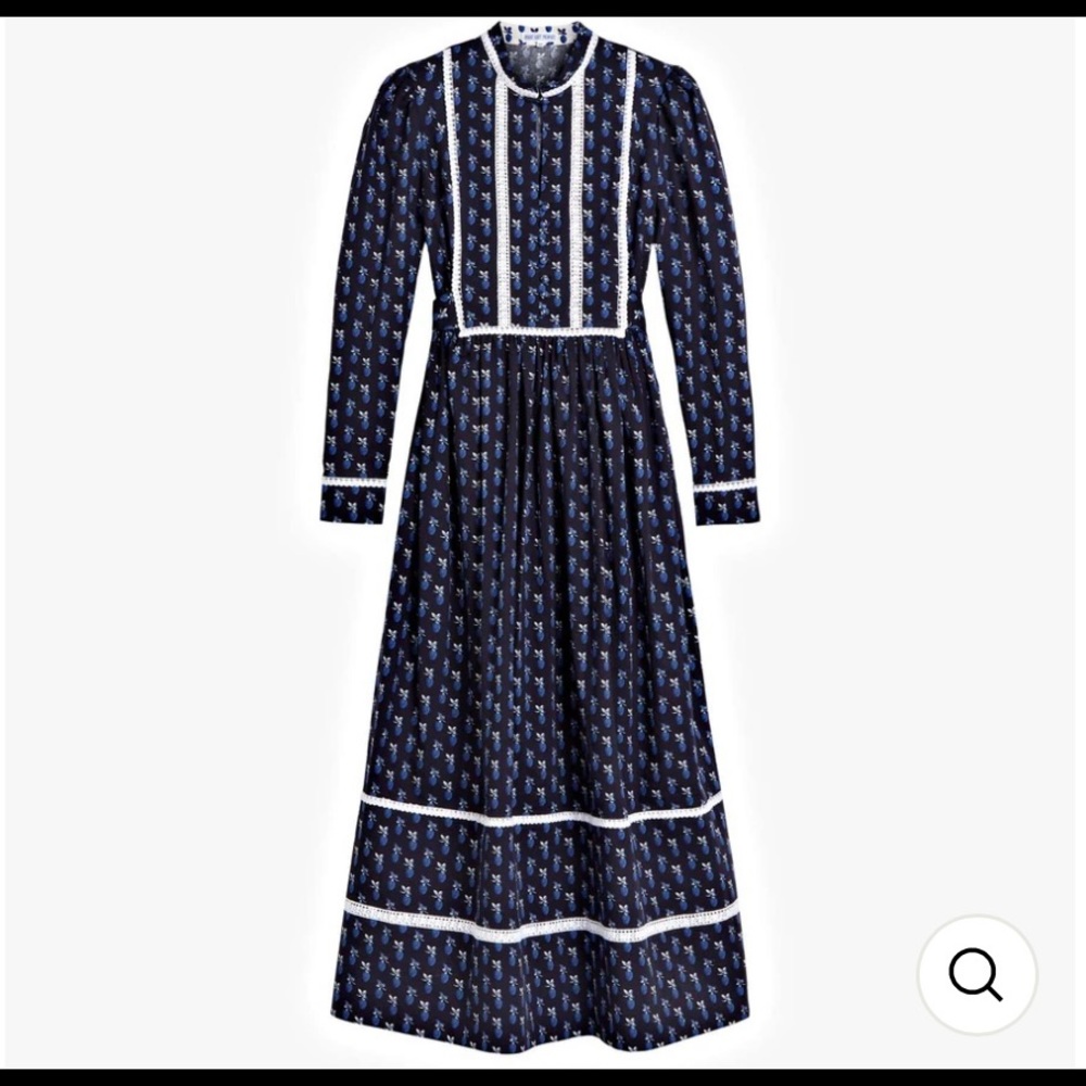Pink City Prints Midnight Strawberry Audrey dress - Picture 2 of 9